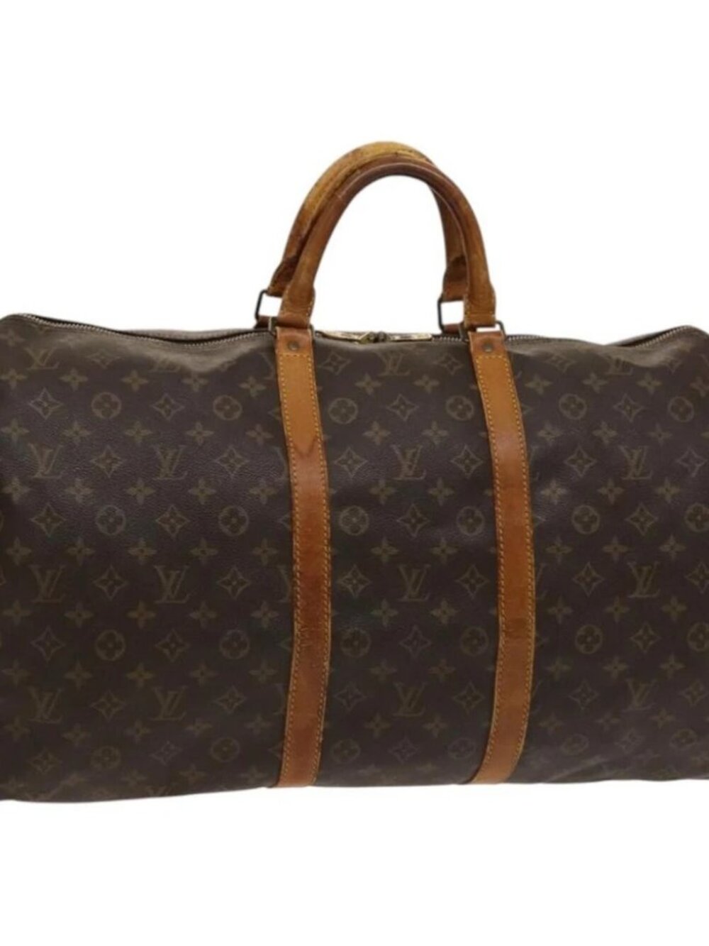 LOUIS VUITTON Monogram Keepall 55 Boston Bag - Picture 1 of 15